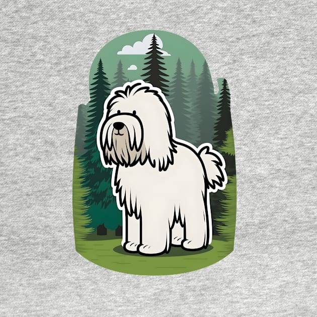 Cute Briard Dog Illustration - Funny Dog Cartoon by SergioCoelho_Arts